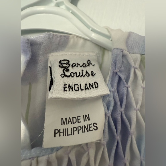 Sarah Louise England 18 Months Hand Smocked Tulip Dress Spring Lavender Purple - Picture 5 of 9